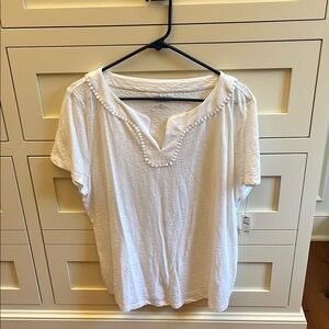 Talbots White Tee